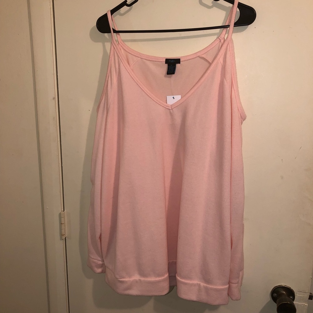 Long sleeve cold shoulder sweater